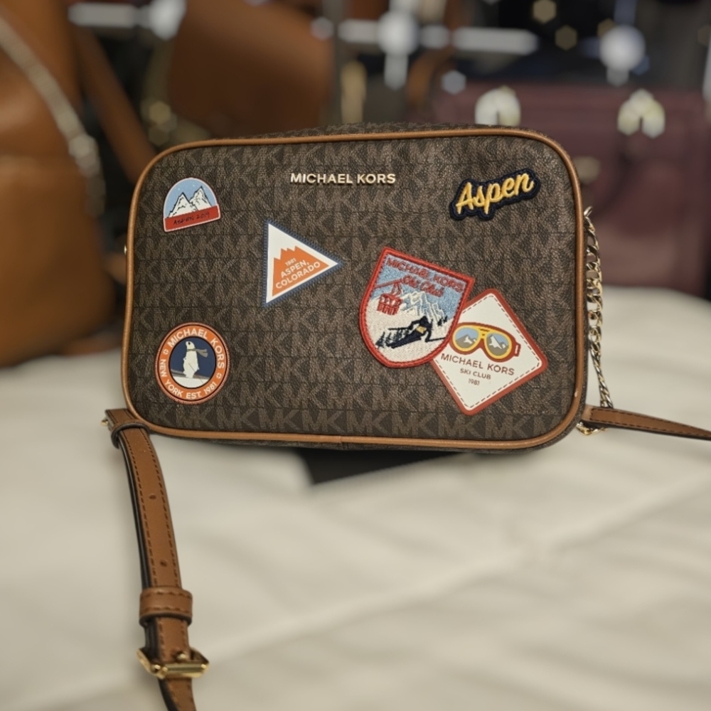 Michael Kors Aspen Collection Messenger Crossbody Bag